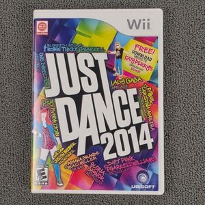 Just Dance 2014 Nintendo Wii Video Game CIB Ubisoft Complete Disc Manual Case
